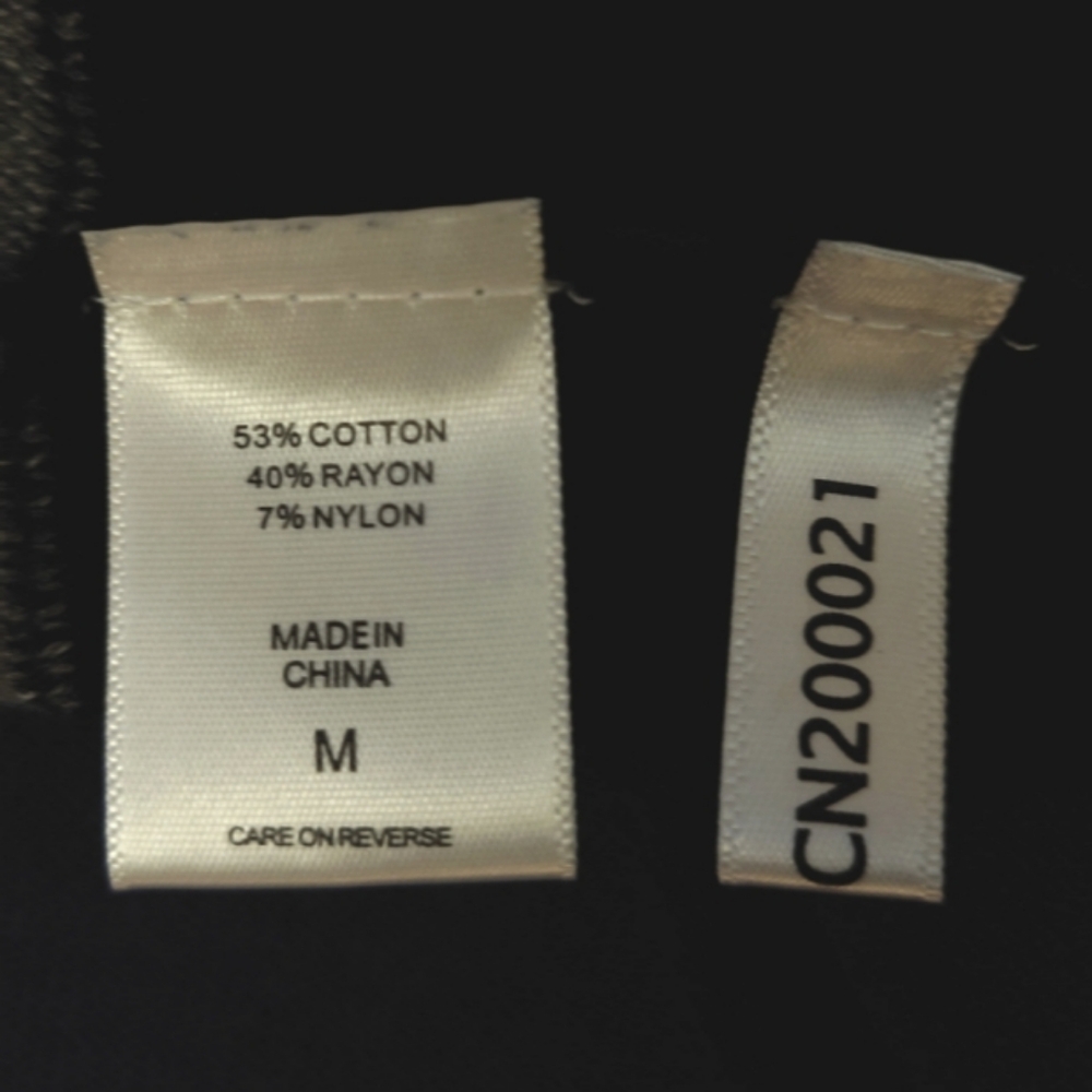 NY&C New York & Company Knit Turtleneck Poncho Sweater Cobalt Blue Black Gray - Picture 7 of 7